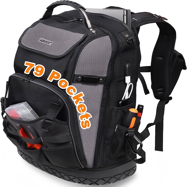 79 Pockets Tool Backpack for Men